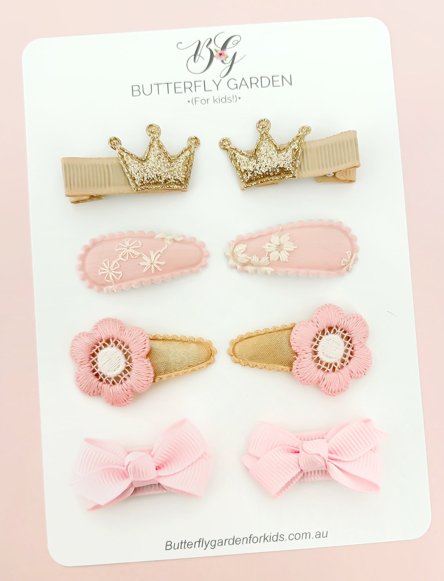 Sugar Blossom Twinset - baby nonslip clips Essentials pack