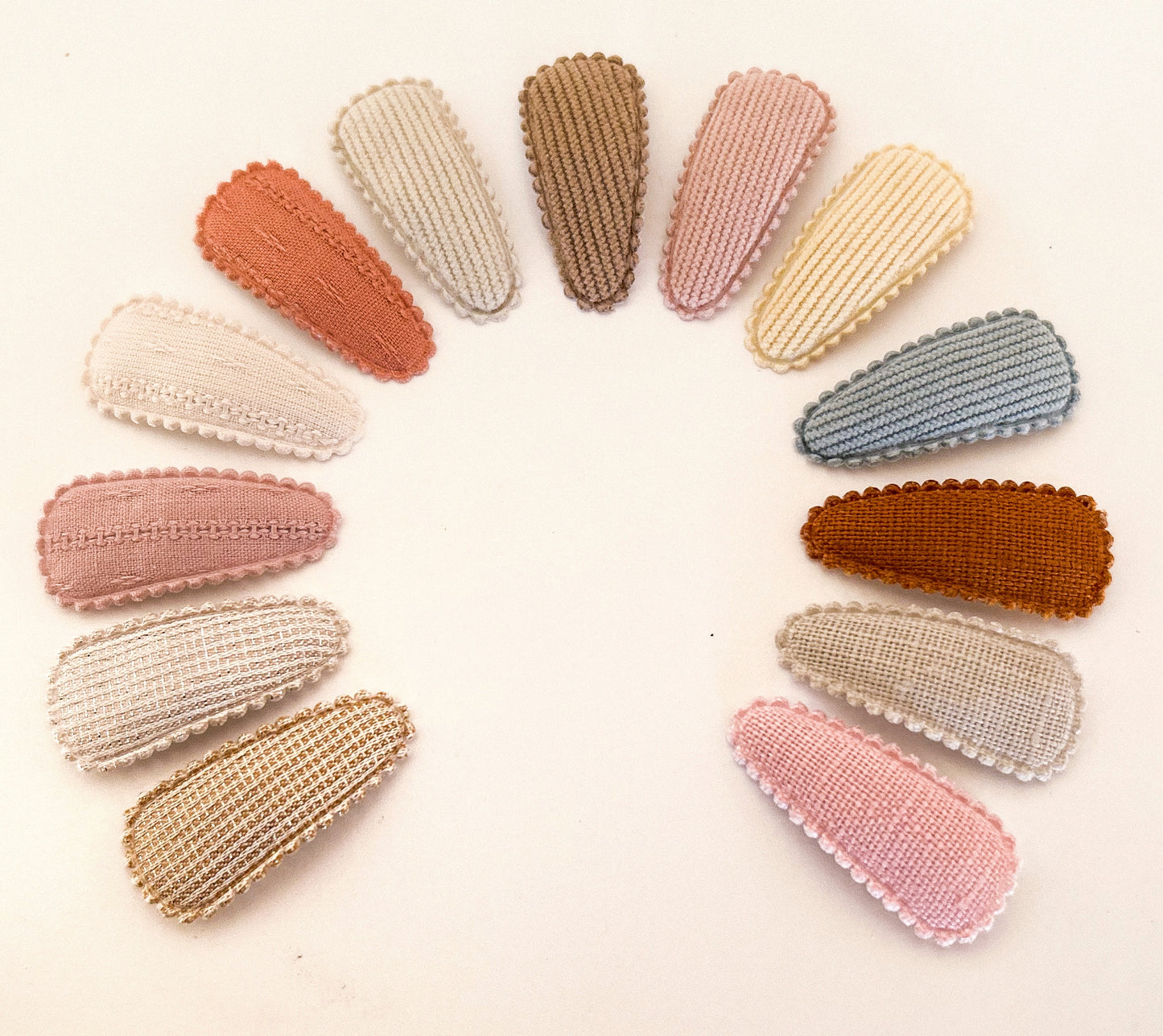 Cinnamon Linen Mini Cotton Snaps