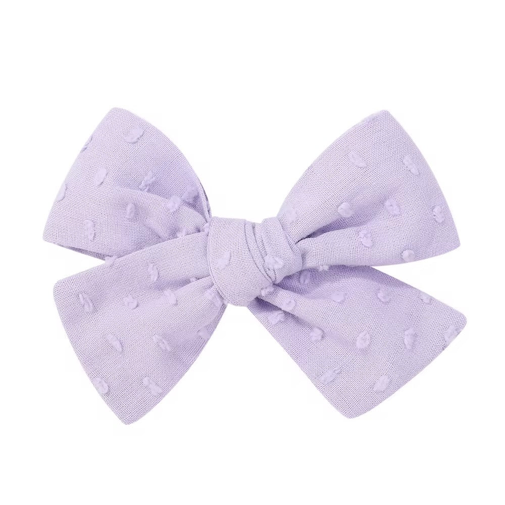 Lilac Pompom hair clip