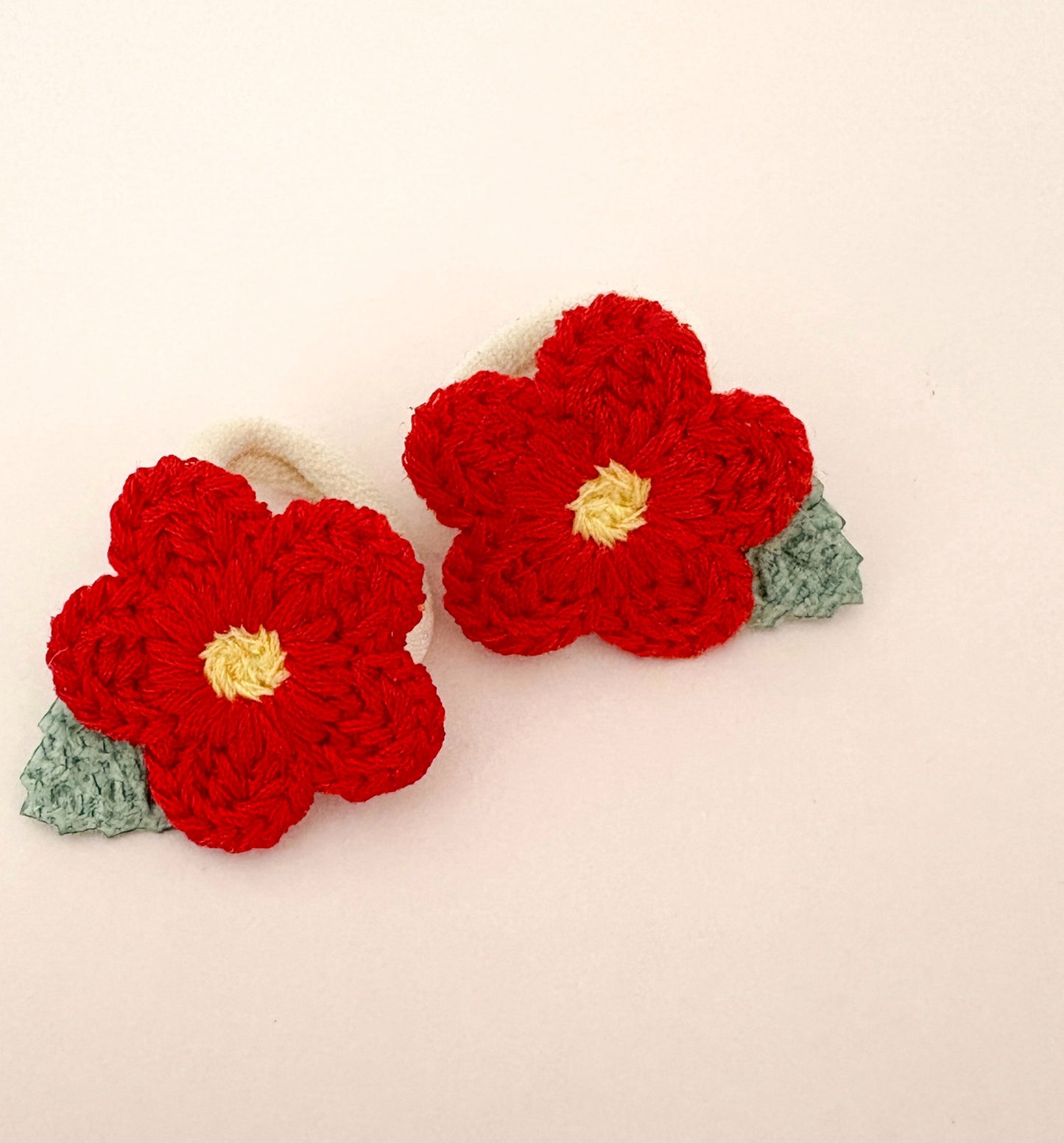 Joyful Bloom hair clips or petite hair tie pair
