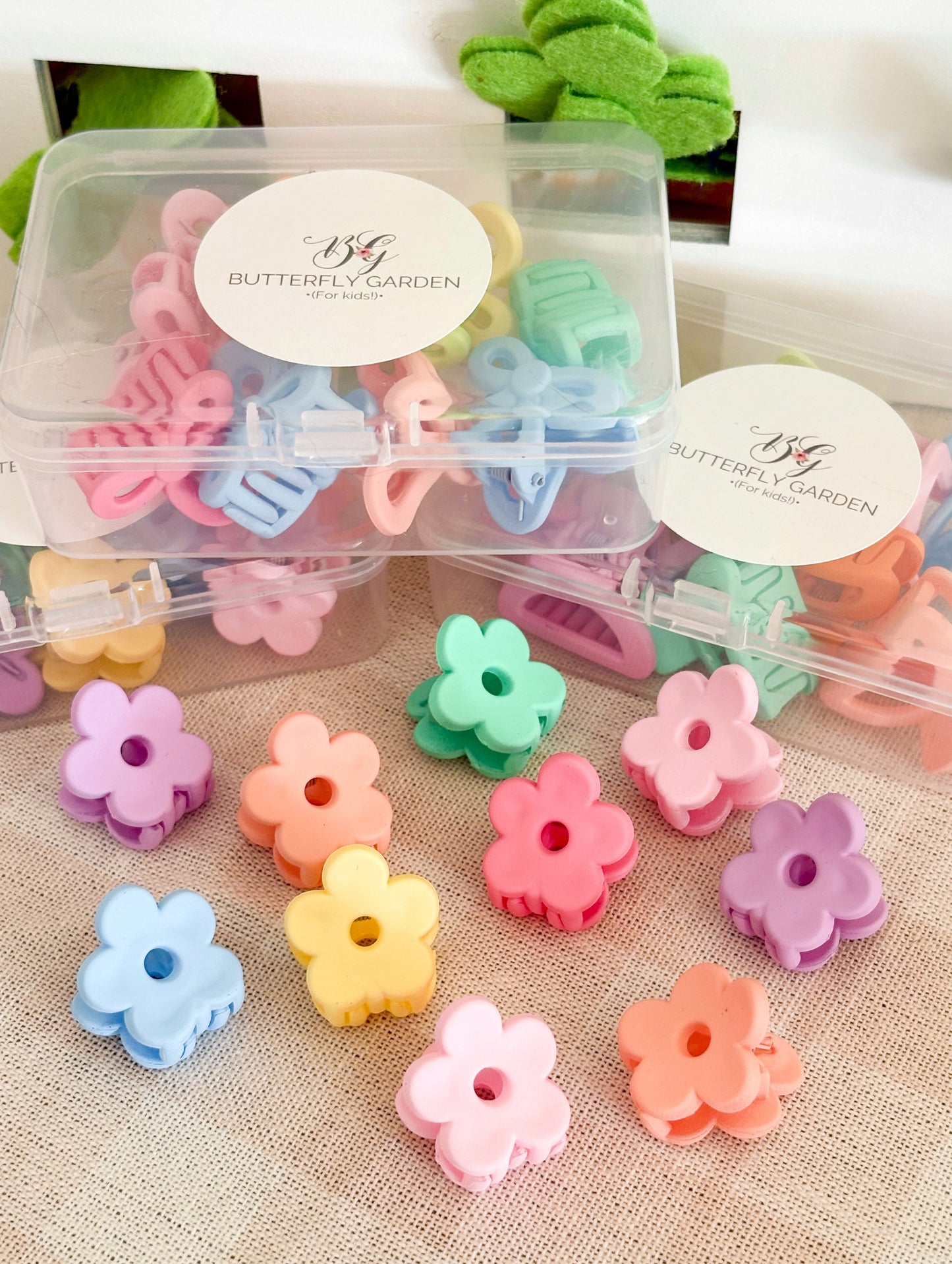 Petite claw clip sets - Blossoms