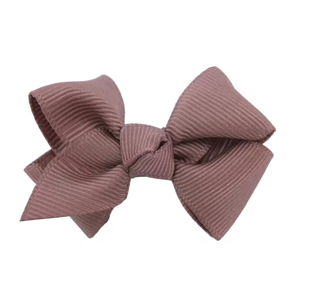 Eden Mini Bow hair clips - 13 colours to choose from