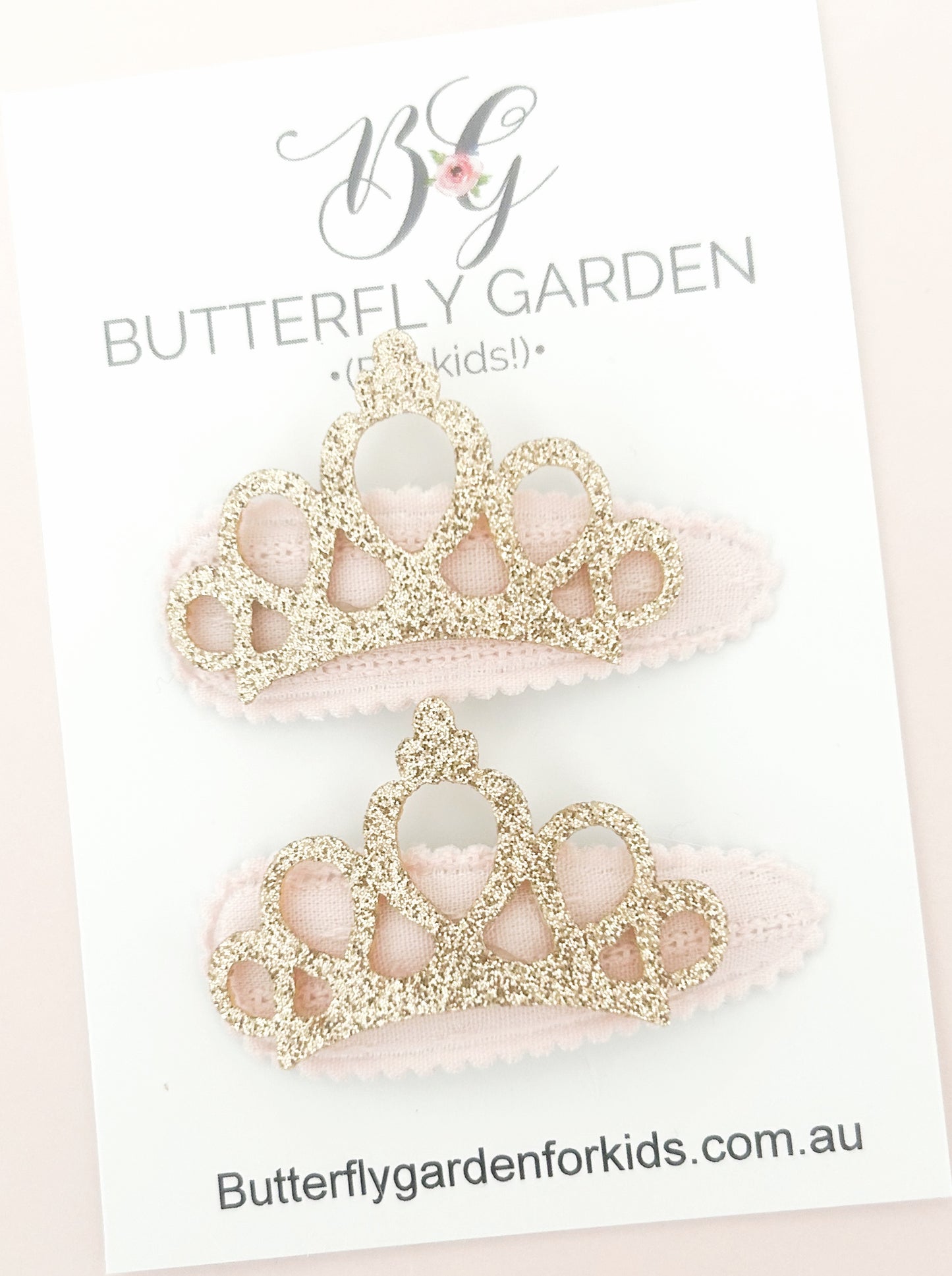 Aurelia fabric snap clip duo