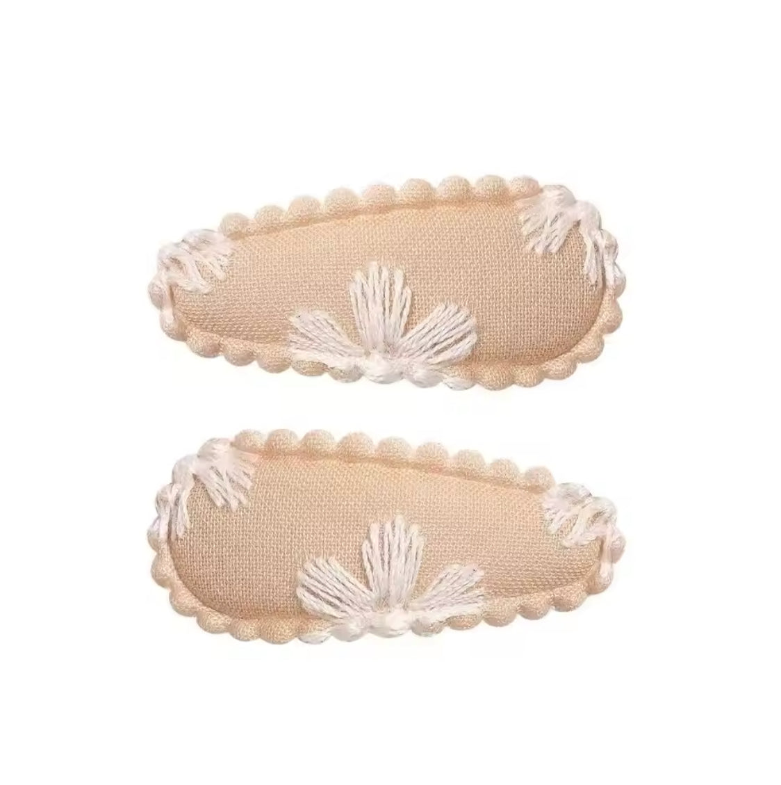 Cashmere Embroidered Mini Cotton Snaps
