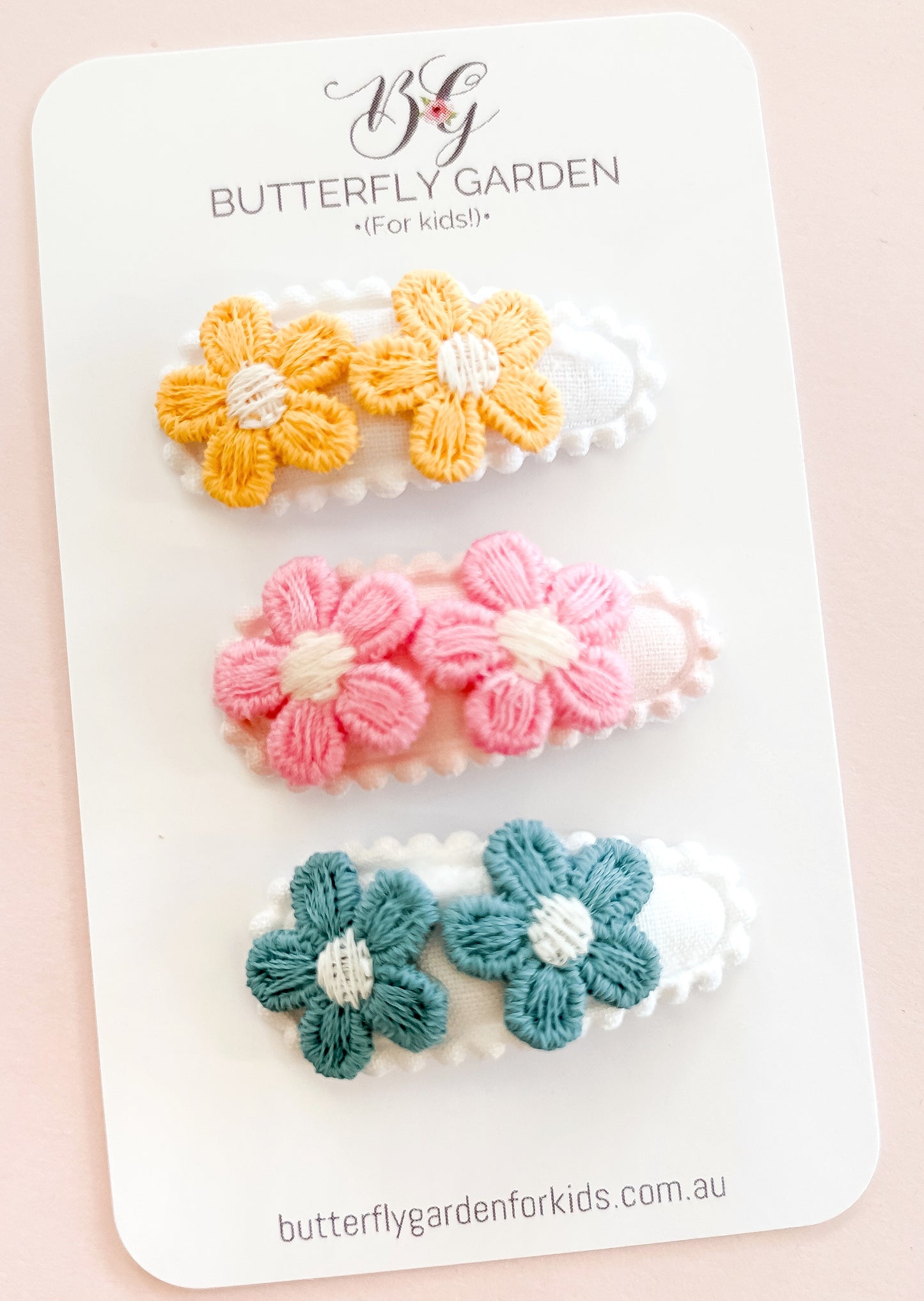Posie trio of baby nonslip clips