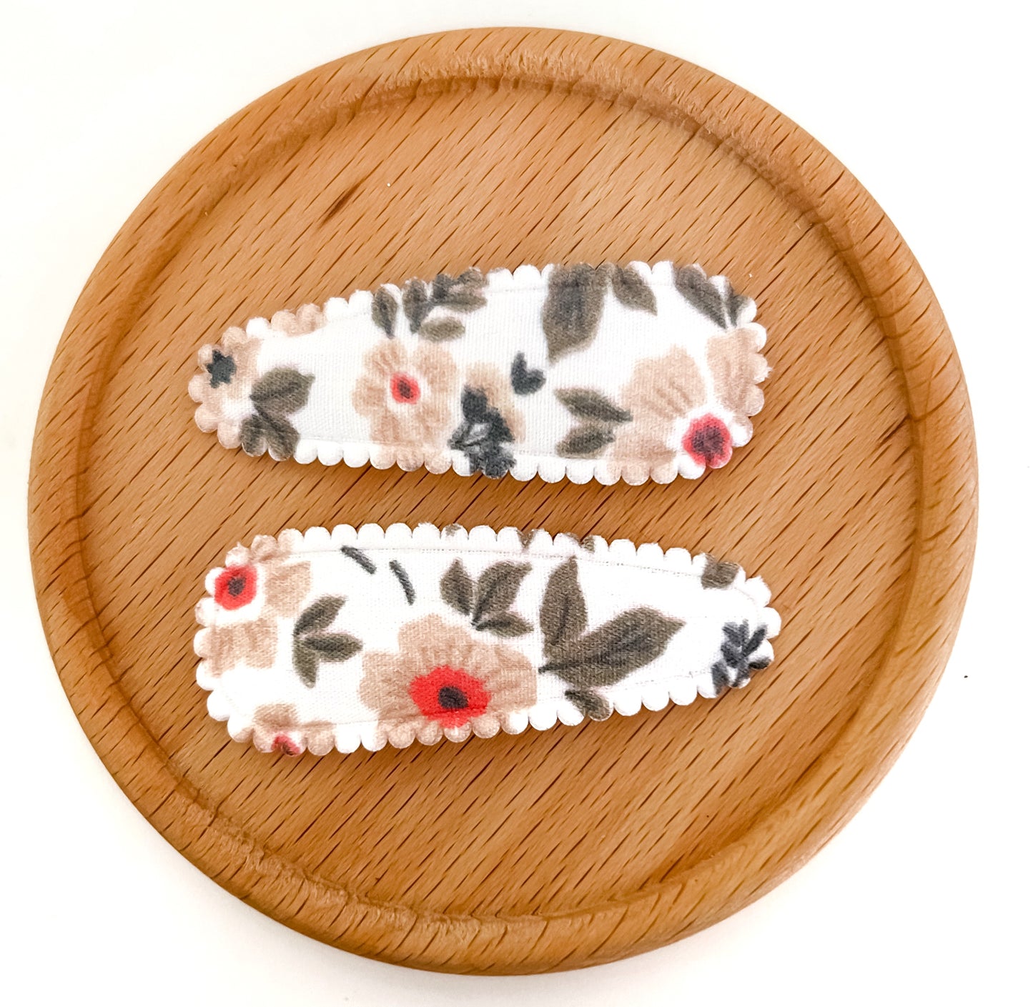 Zara fabric snap clip duo