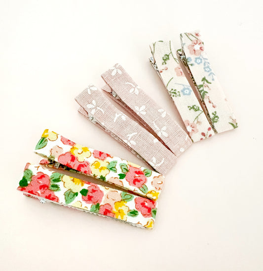 Blossoms Fringe Clip pairs- 3 to choose from!