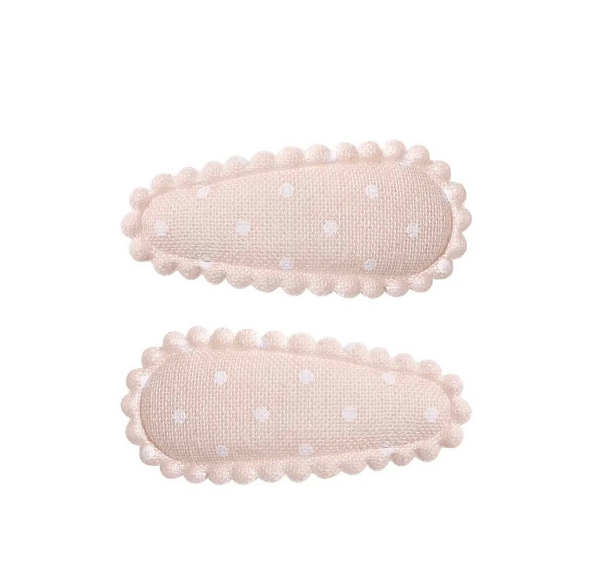 Linen Dots Mini Cotton Snaps