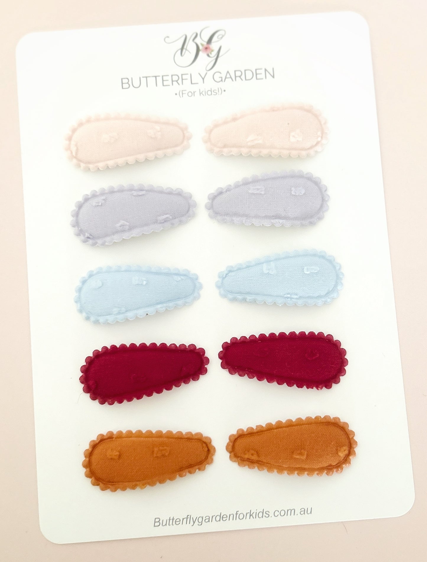 PomPom Twinset - baby nonslip clips Essentials pack