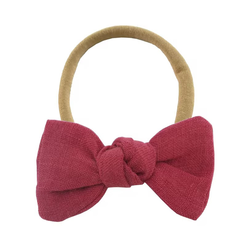 Parker bow headbands - 9 colours