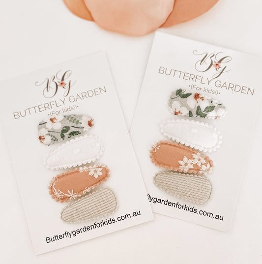 Lush Neutrals Mini Cotton Snaps