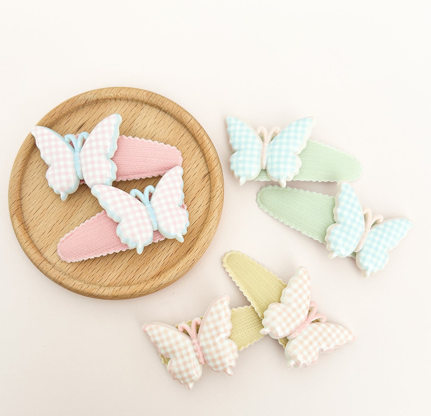 Thea Butterfly Fringe hair clip duo