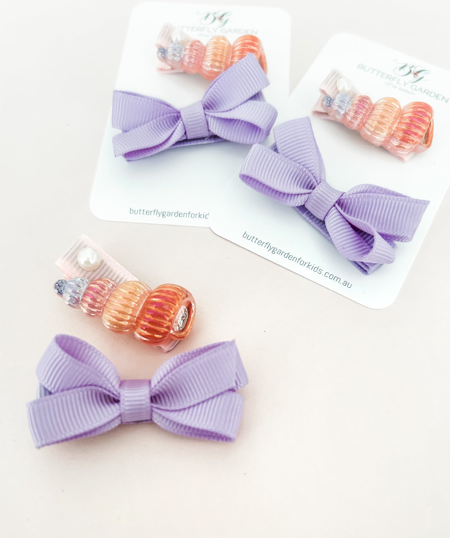 Enchanted Seashell Fringe clip duo