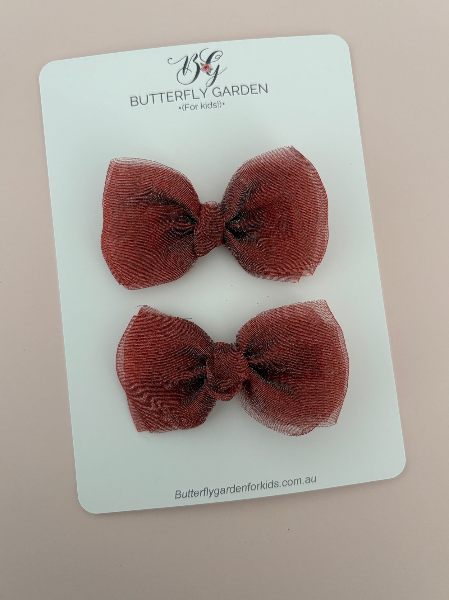 Shimmer Bow pairs - 5 colour choices