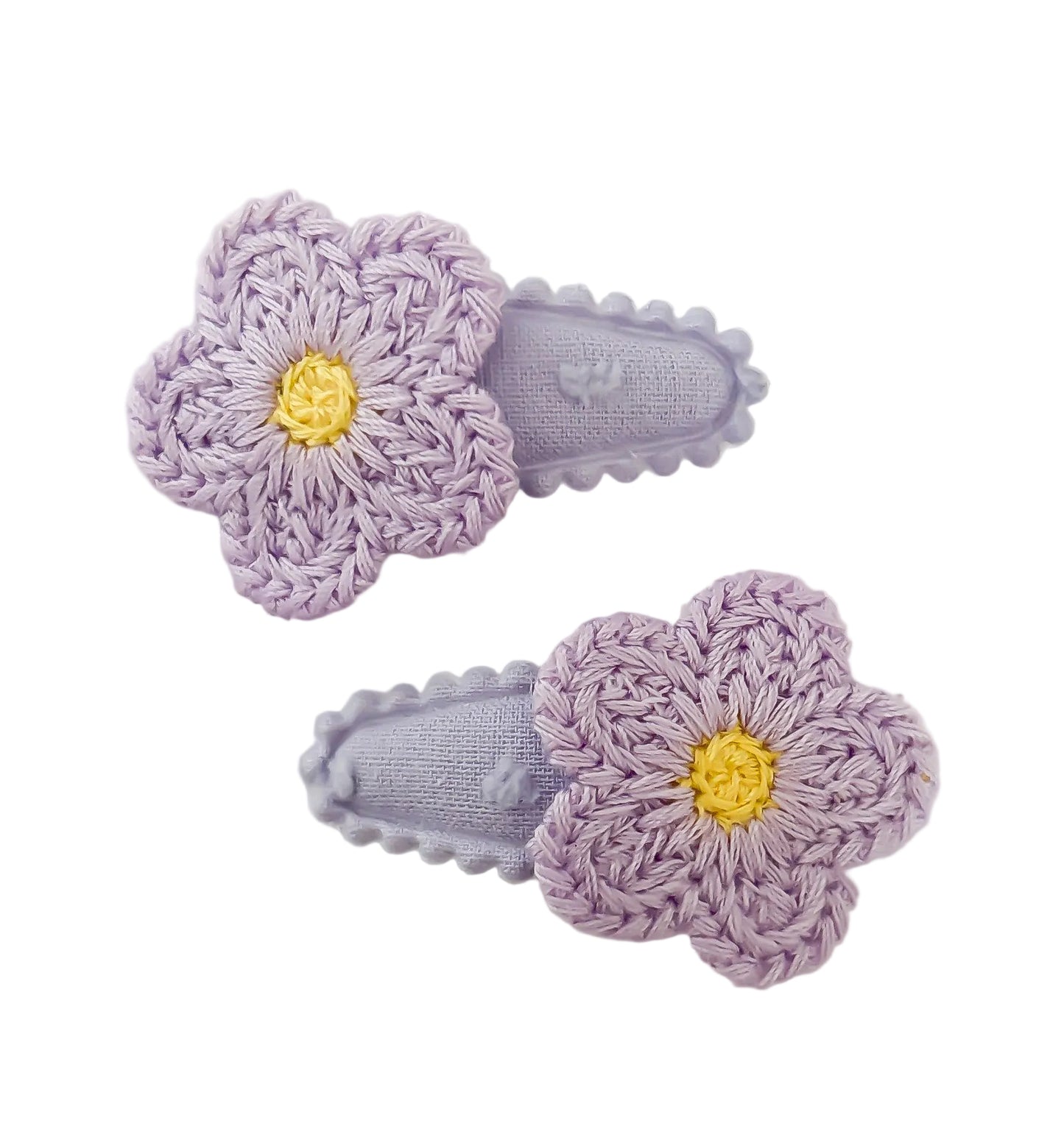 Bobbie Blossoms baby nonslip clips - Grape