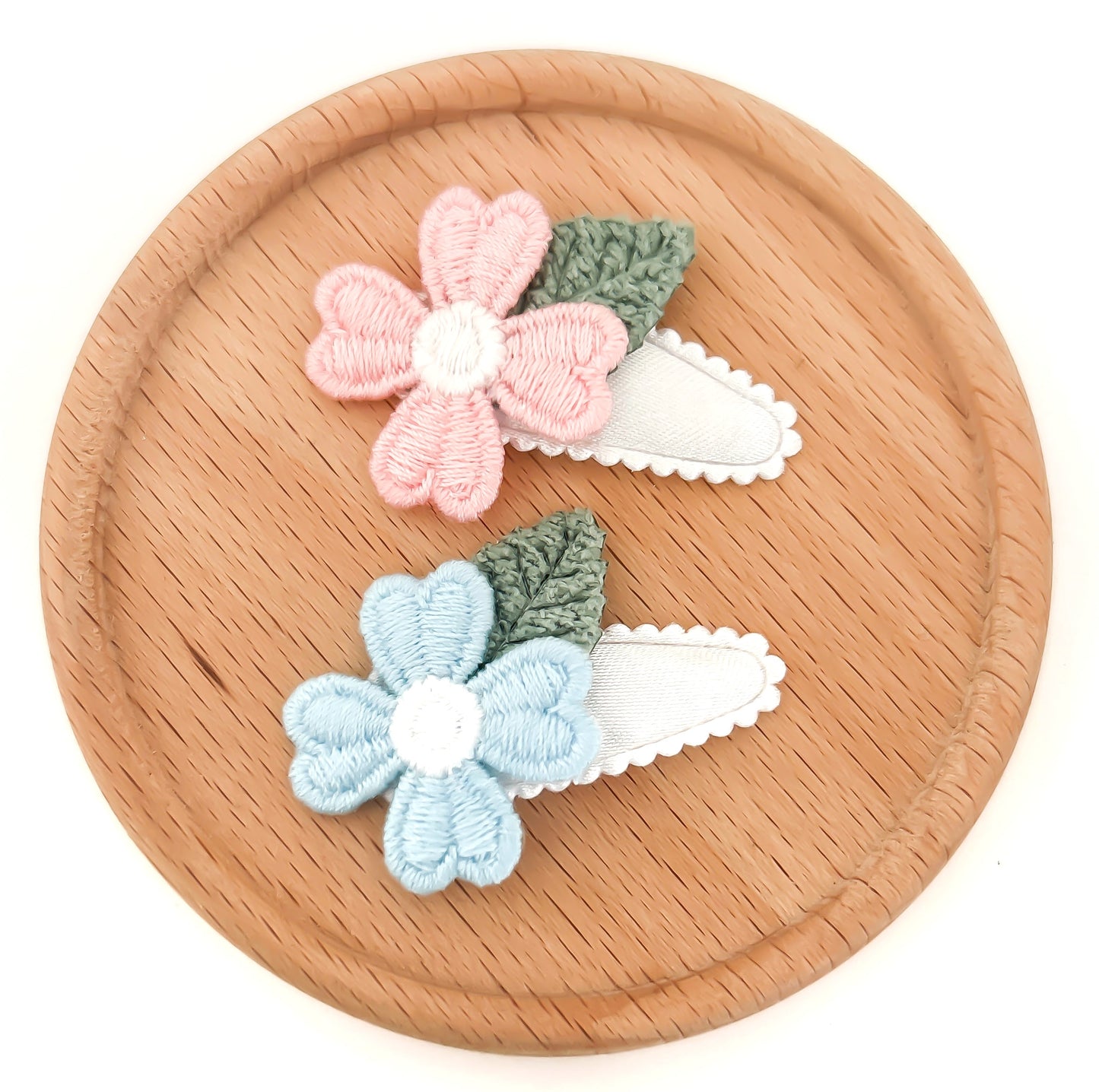 Seaside Daisies - Baby nonslip clips or stretch Headband