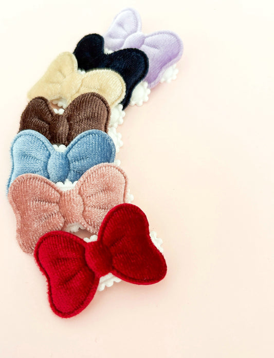 Lucy Bows set of 7 baby nonslip clips