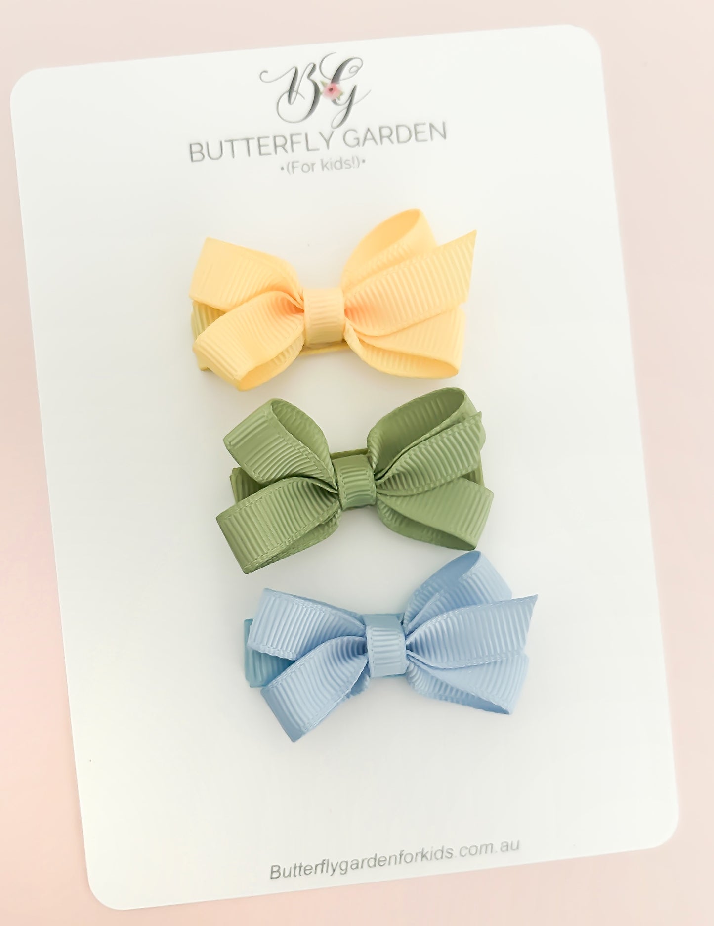 Buttercup Bay petite bow trio