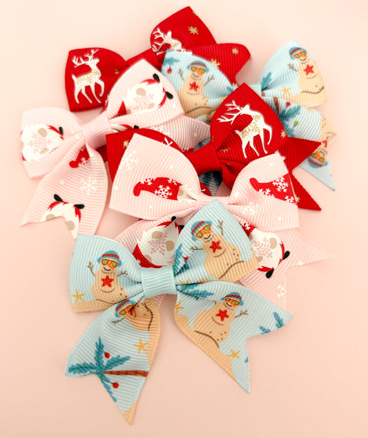 Christmas Bows -3 prints to choose from