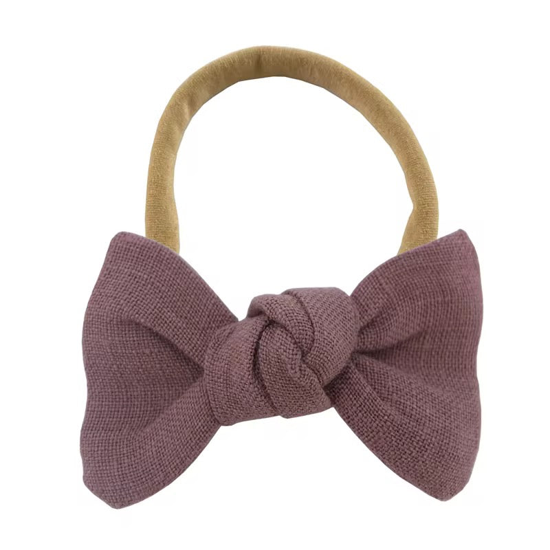 Parker bow headbands - 9 colours