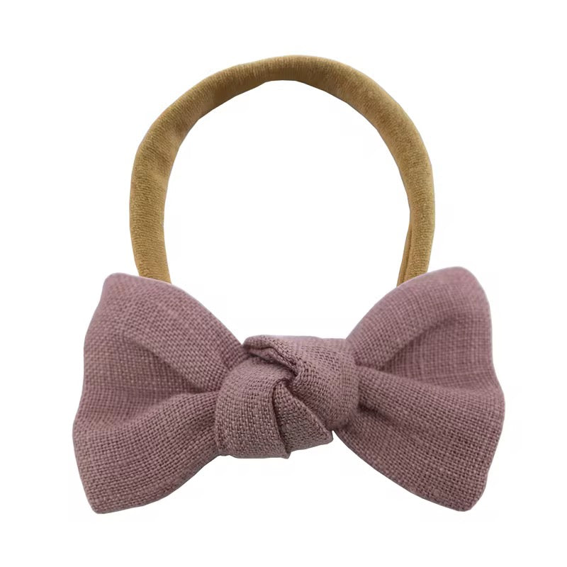 Parker bow headbands - 9 colours
