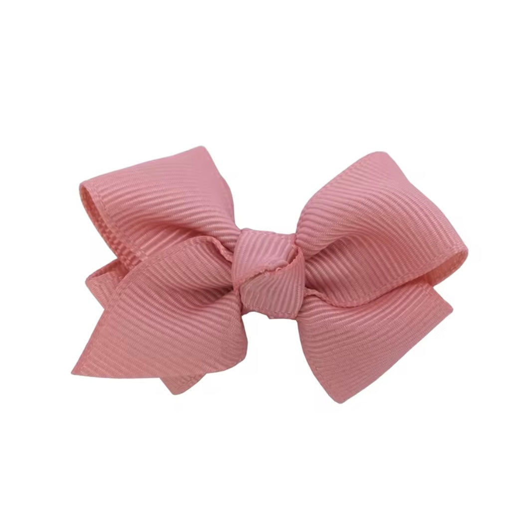 Eden Mini Bow hair clips - 13 colours to choose from