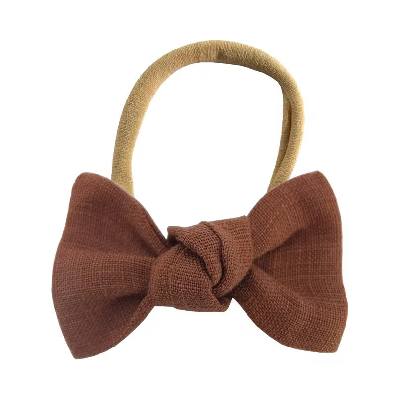 Parker bow headbands - 9 colours