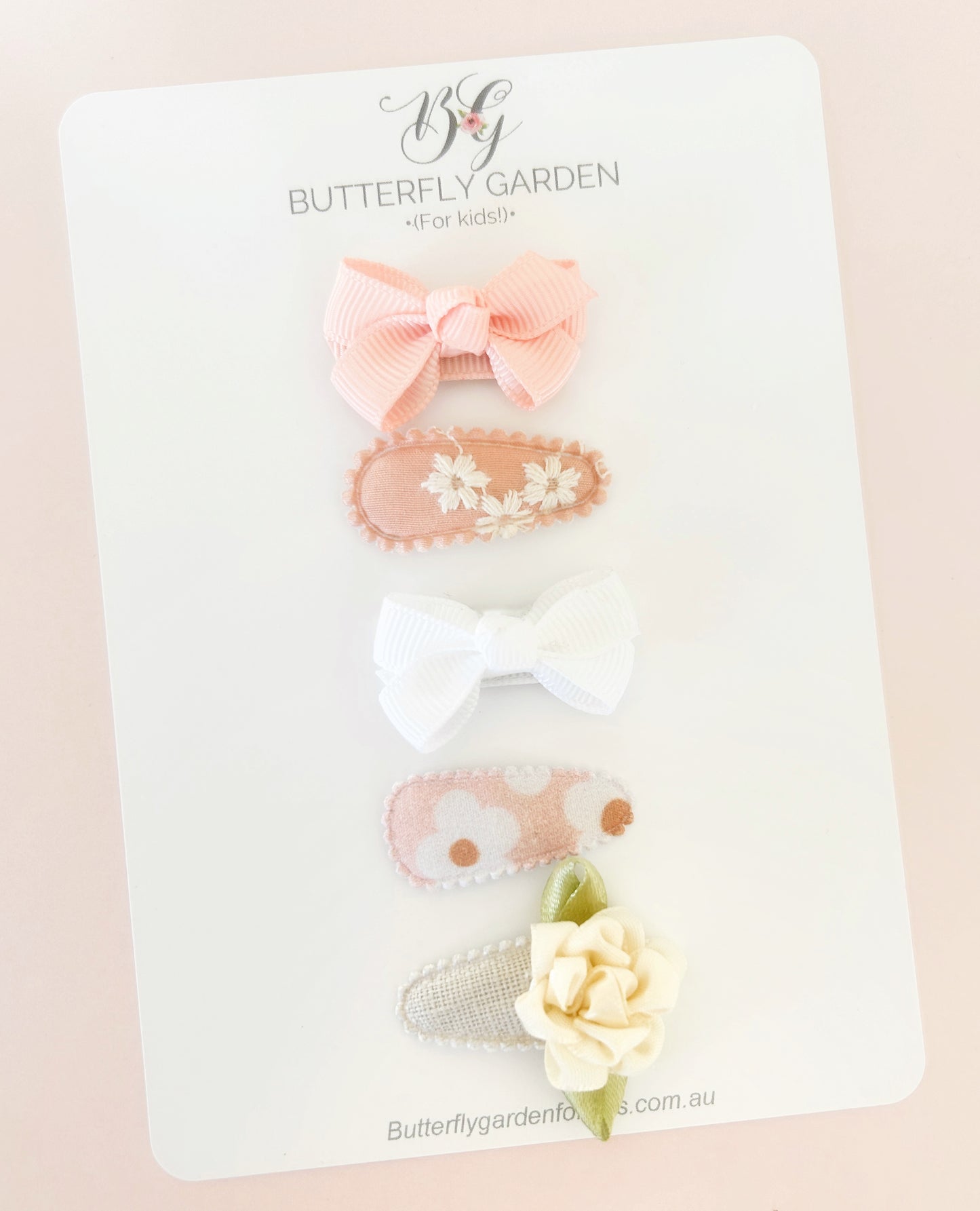Essentials Set Blossoms & Bows Peaches