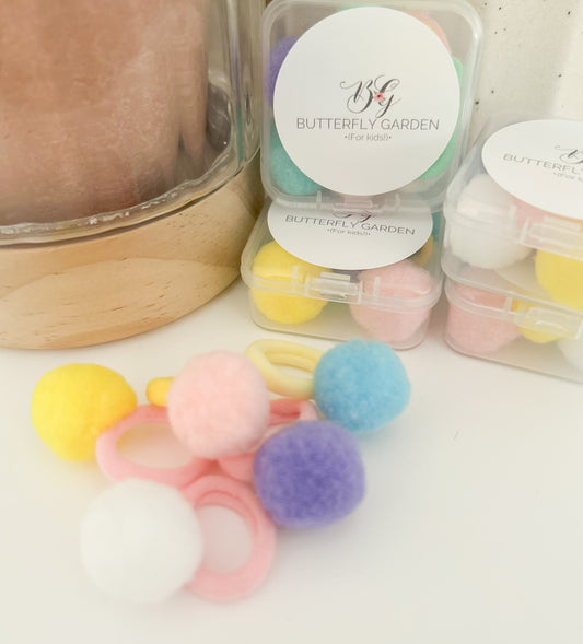 Mini Confetti kids accessory pack - pompoms