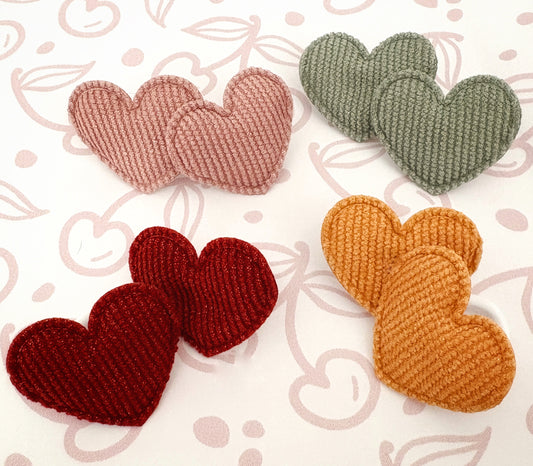 Happy Hearts Petite Hair tie Sets - 4 colours