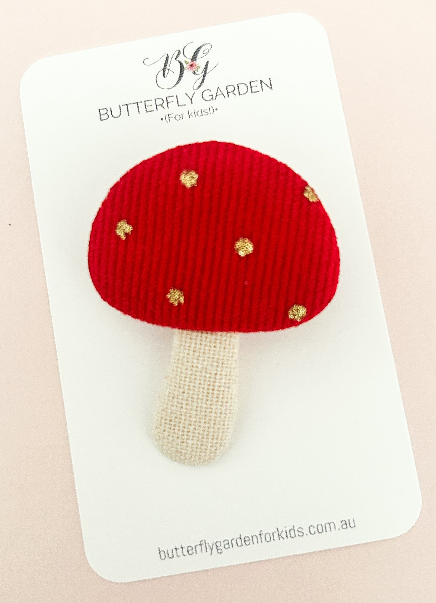 Enchanted Toadstool hair clip