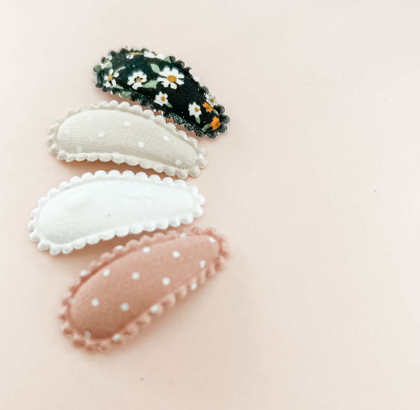 Ebony Floral Mini Cotton Snaps