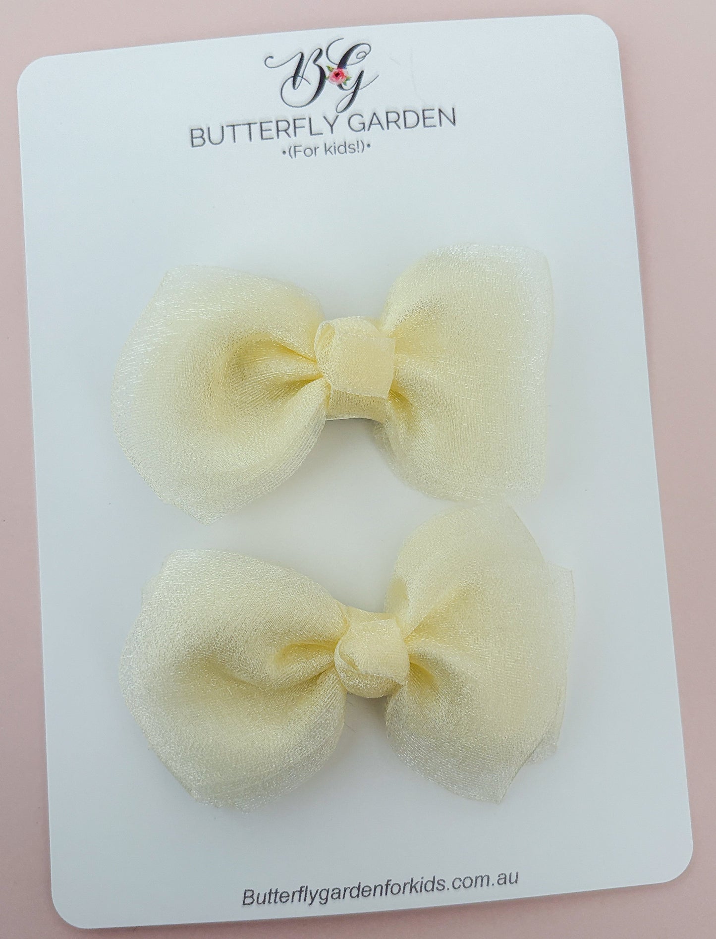 Shimmer Bow pairs - 5 colour choices
