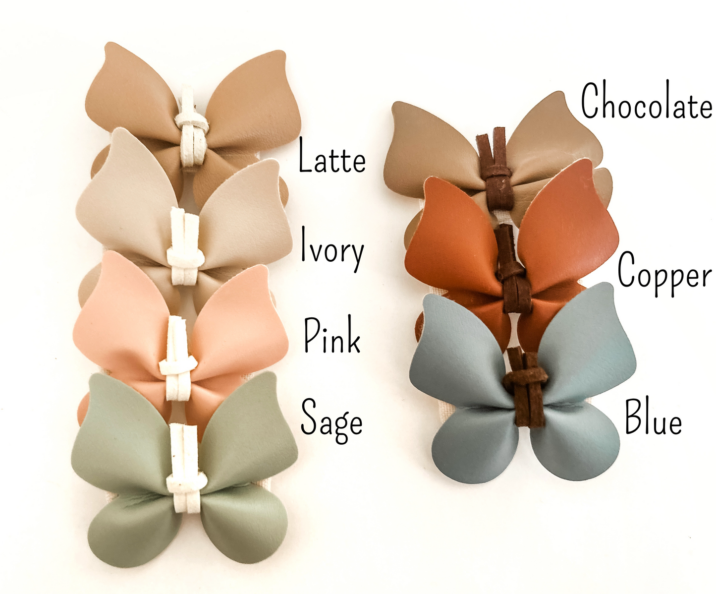 Mila Butterfly Bows - 7 gorgeous colours