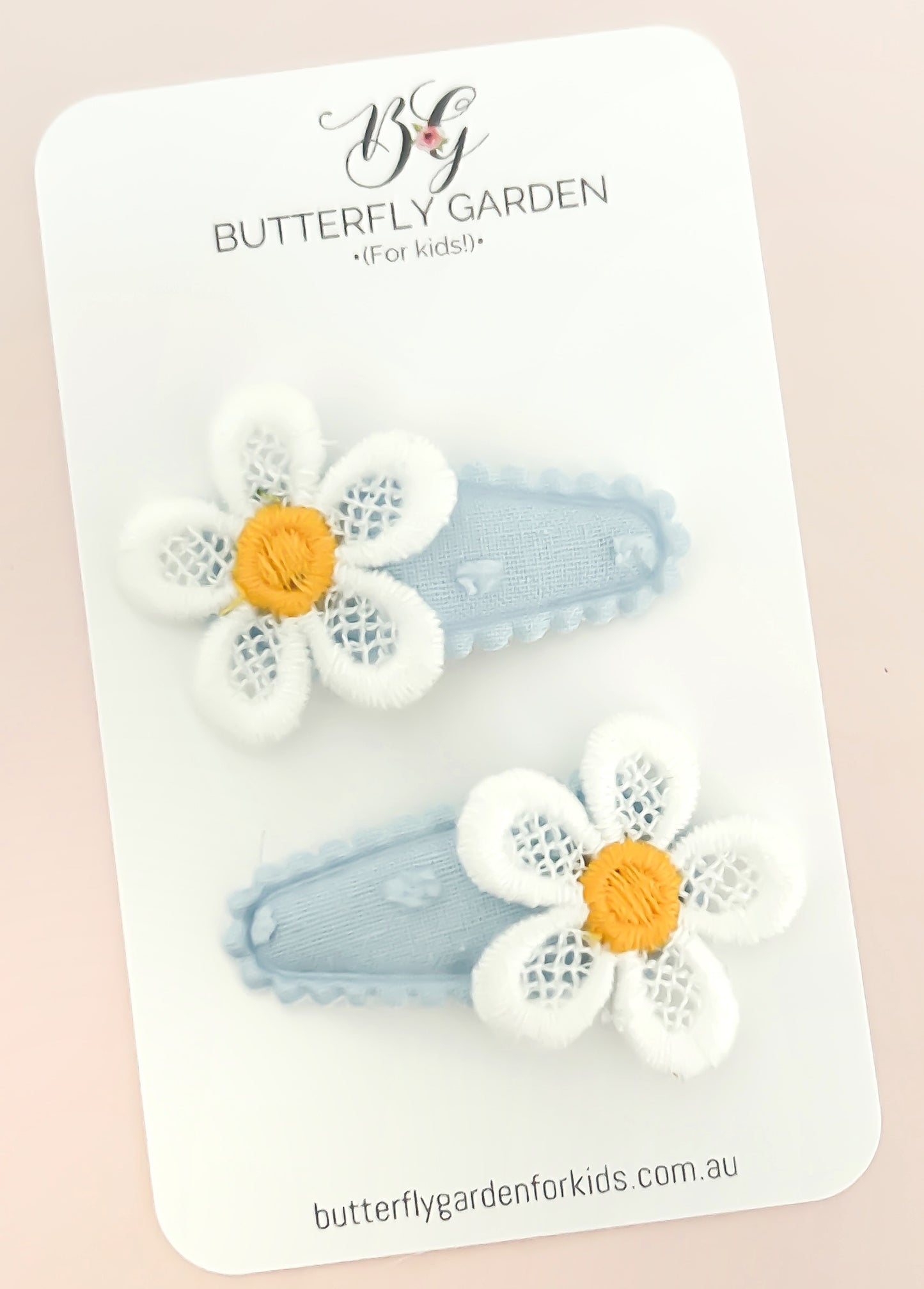 Sunlit Blooms baby nonslip clip duo