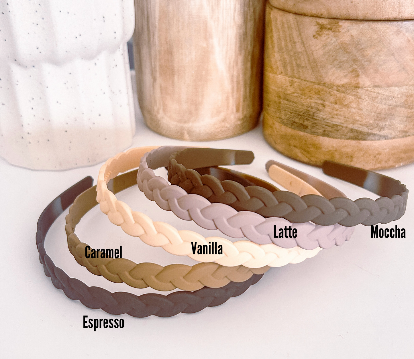 Braided headbands, Neutrals collection- 6 colours to choose from