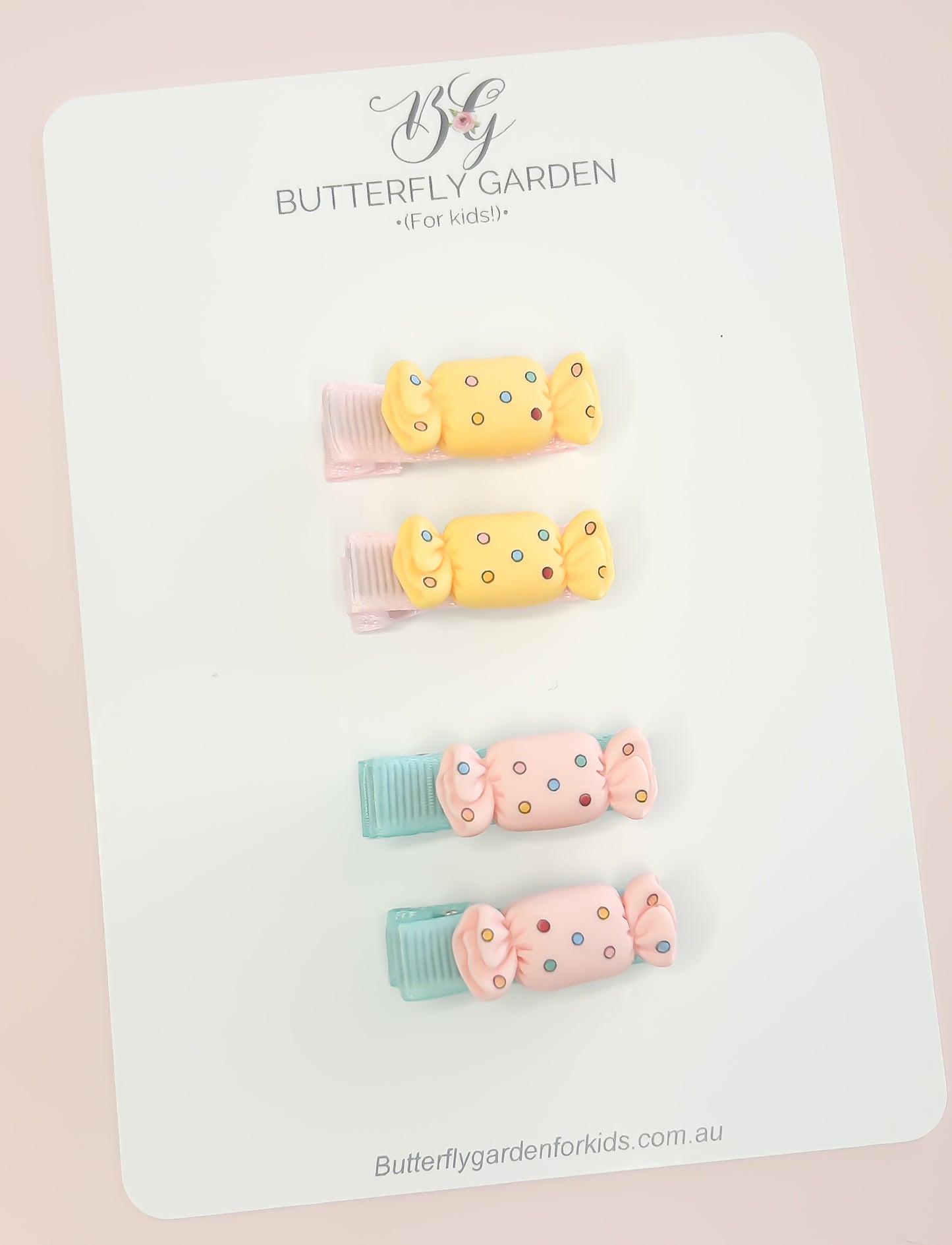 Candy Bows fringe clip Twinset