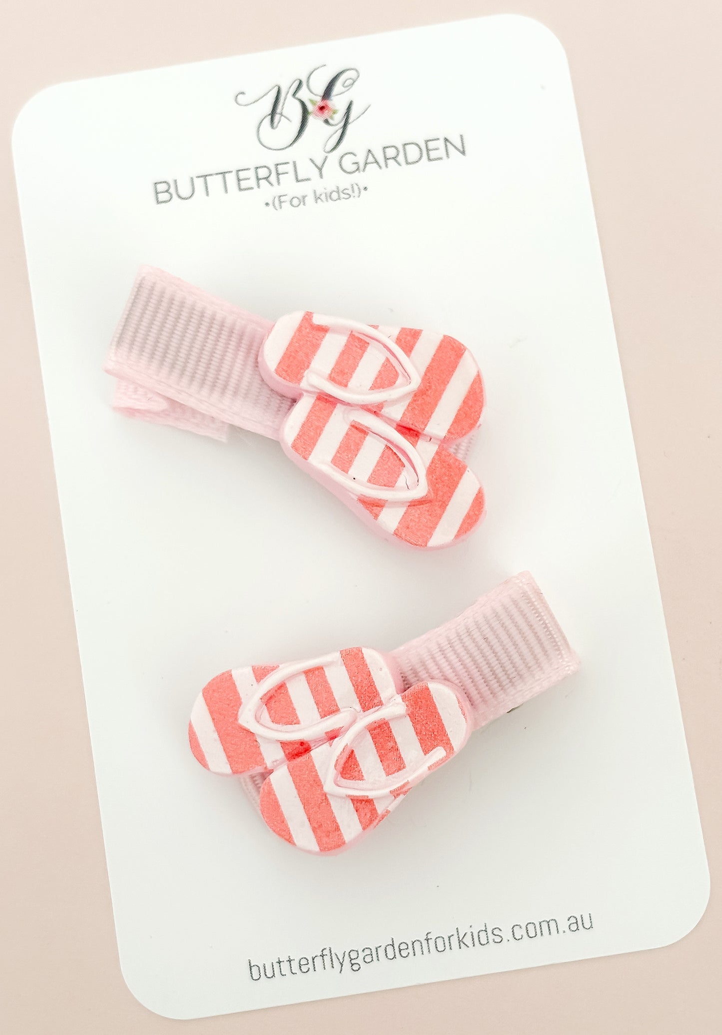 Summer Days mini fringe clip duo
