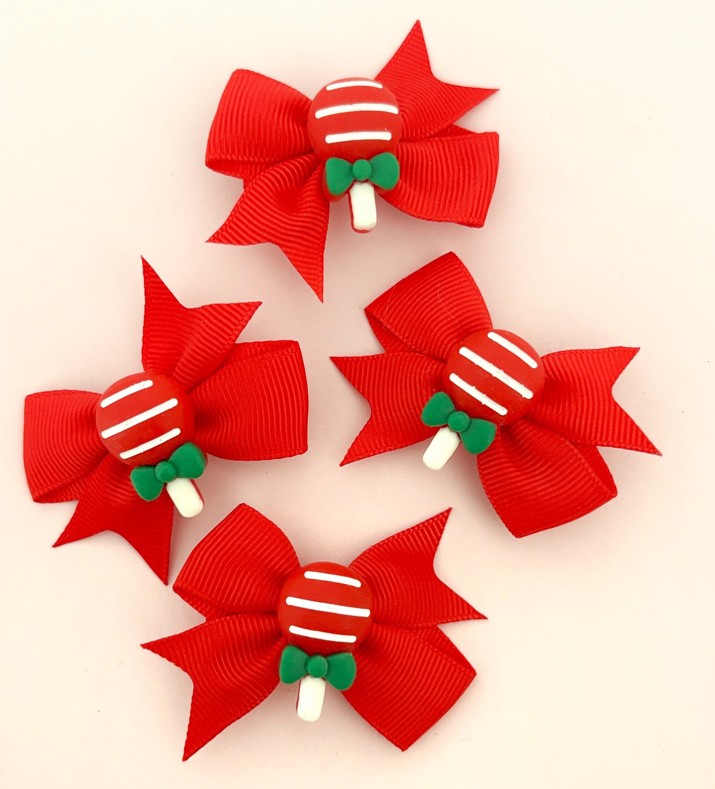 Red Lollipop Bows