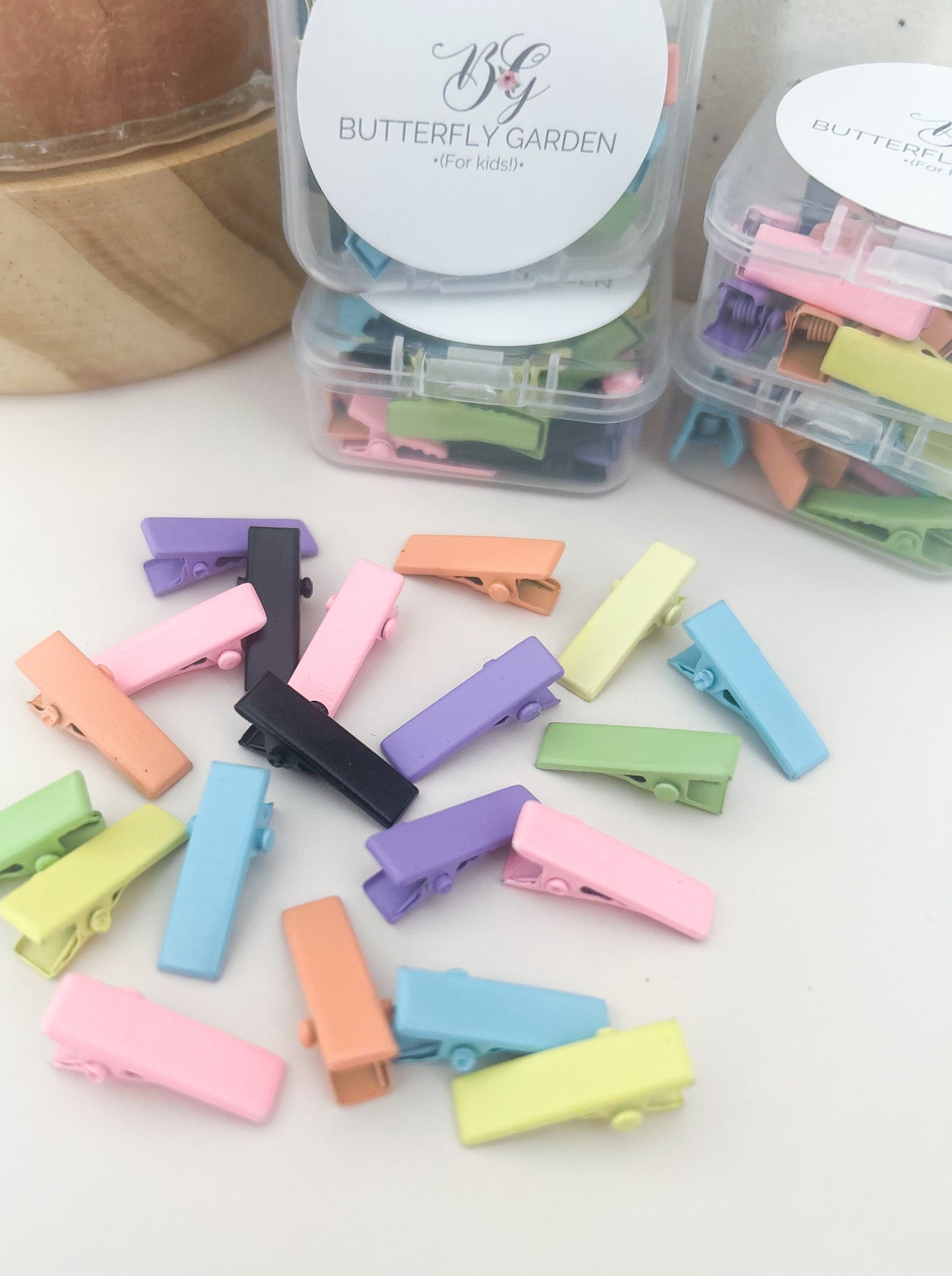 Mini Confetti kids accessory pack - 20 x Petite fringe clips