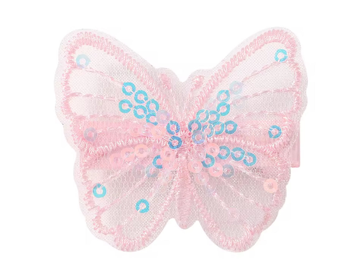Sequin Butterfly nonslip clip