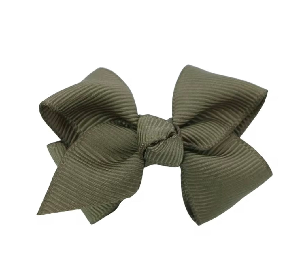 Eden Mini Bow hair clips - 13 colours to choose from