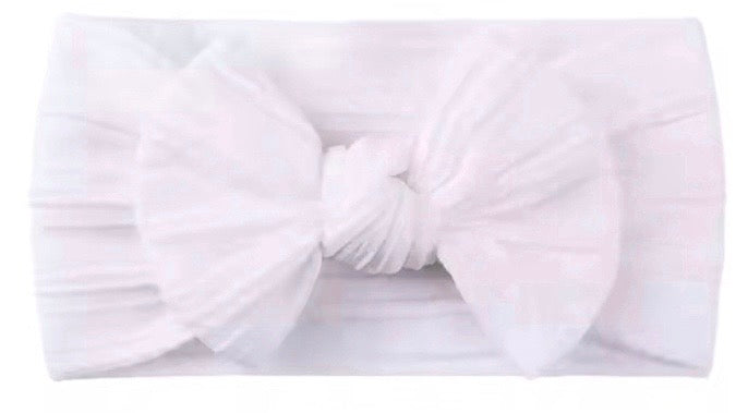 Merry & Bright headbands/wraps - Red Check, White or Forrest Green