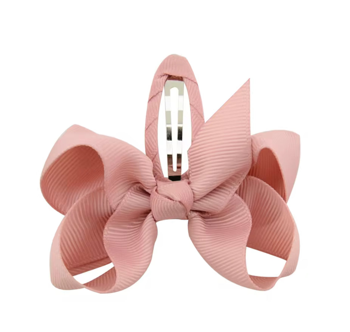 Merry Days bow - Blush