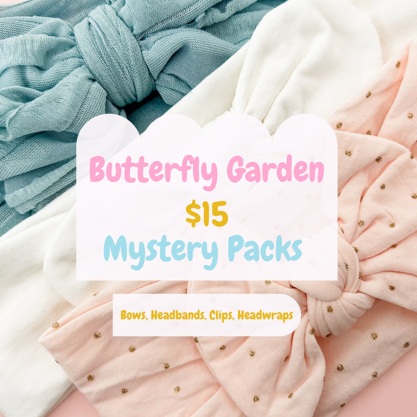 End of Season Mystery packs- choose from Bows, Clips & Headbands!