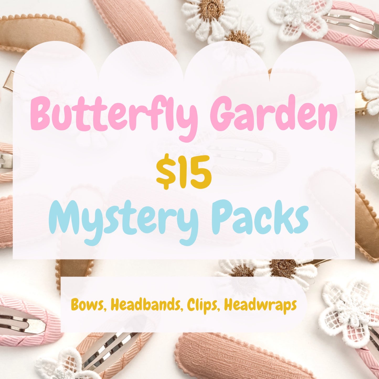 End of Season Mystery packs- choose from Bows, Clips & Headbands!