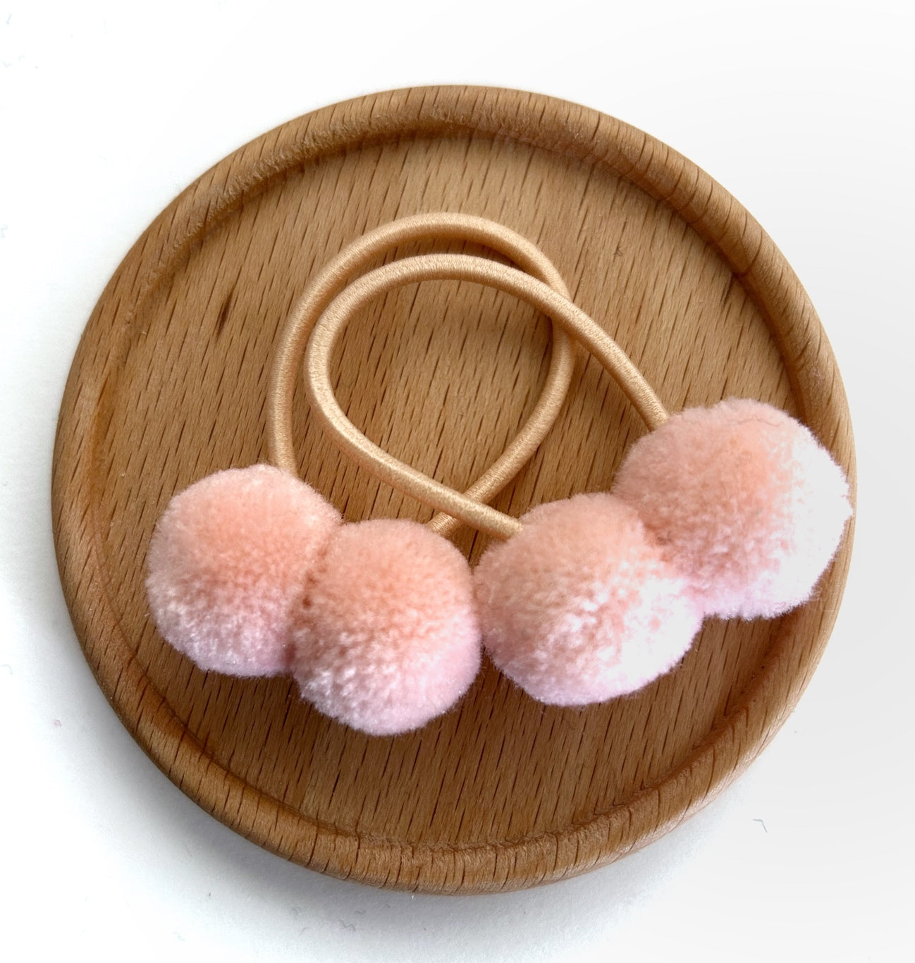 PomPom ponytail pair hair ties by