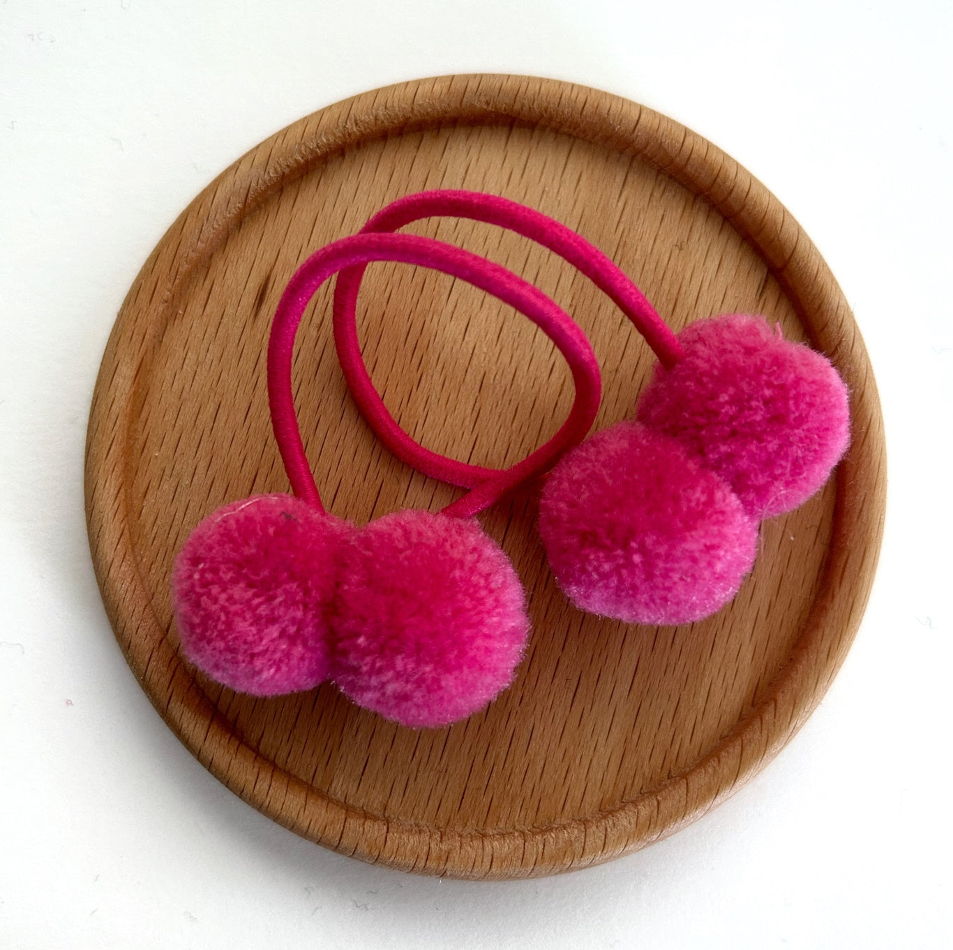 PomPom ponytail pair hair ties by