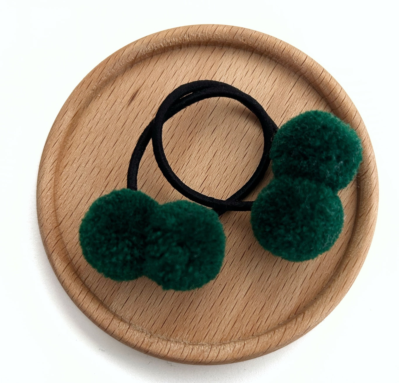 PomPom ponytail pair hair ties by