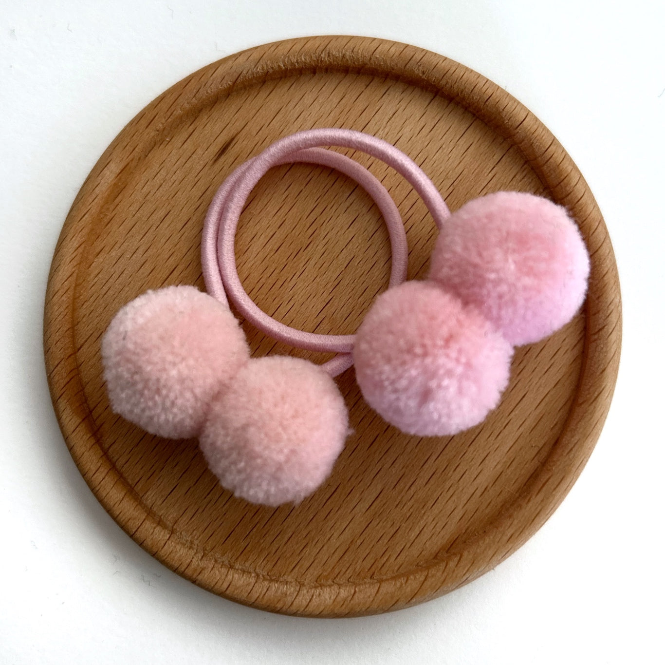 PomPom ponytail pair hair ties by